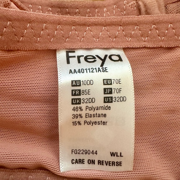 Freya Bra size 32DD NWT Rose Color - Picture 9 of 14